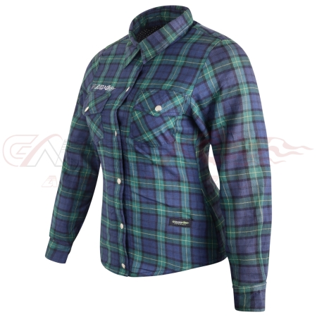 Women Motorcycle Armored Kevlar Flannels Shirts